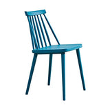 Family History Rétro en Bois Massif Chaise Ménage Étude Lire Lire Chaise Restaurant Bar Dossier Chaise Loisirs Chaise 41 * 41 * 76.5CM,Blue