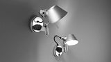 Artemide - Tolomeo Micro Faretto Applique Alu sans Interrupteur