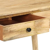 vidaXL Table Console Table de Couloir Table d'Entrée Table sous Miroir Salon Salle de Séjour Maison Intérieur 120x50x78 cm Bois de Manguier Massif