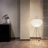 Lampe En Papier De Riz, Lampadaire De Style Japonais Pour Chambres À Coucher, Lampe Sur Pied En Papier De 120 Cm / 47,2 Pouces, Abat-jour En Papier De Riz Fait À La Main, Support De Lampe E27