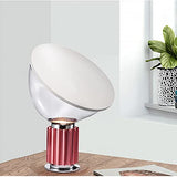 Lampe à Poser Lampes de chevet modernes avec lampe de table tournante à 360 ° Lampes de table transparentes for la salle de séjour Bouton Bouton Bouton Bouton Nightlight, 25.4 "H Lampe de Chevet (Col