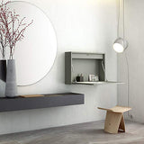 Meubles ROS Bureau Mural Rabattable - 54x78,4x16,5 cm - Blanc