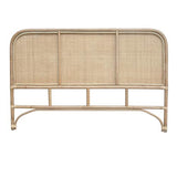 Rendez-Vous Deco - Tête de Lit en Rotin - Idéale pour lit 140 x 190 - Modèle Grace - Inspiration Bohème Chic - L.140 cm x H.90 cm - 4 kg