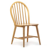 VS Venta-stock Pack 2 chaises Clarck Couleur chêne, Bois Massif, 48 cm (Longueur) 48 cm (Profondeur) 92 cm (Hauteur)