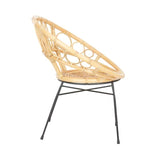 PACIFIC linea Fauteuil Angel - Rotin/Métal