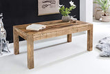 FineBuy Table Basse Bois Massif Mangue Table de Salon 110 x 47 x 60 cm | Table d'appoint Style Maison de Campagne | Meubles en Bois Naturel | Table en Bois Massif Meubles en Bois Massif
