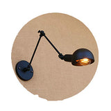 Extérieur Lampe Murale Intérieure, Super À Manches Longues Télescopique À Trois Pièces Décoration Forgé Lampe De Fer Club Cafe Nuit Supérieure Lampe Murale Blanche,1
