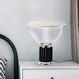 Lampe à Poser Lampes de chevet modernes avec lampe de table tournante à 360 ° Lampes de table transparentes for la salle de séjour Bouton Bouton Bouton Bouton Nightlight, 25.4 "H Lampe de Chevet (Col