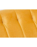 Canapé Velours Ocre