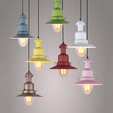 YLCJ Lustre nordique industriel rétro personnalité décorative lumières couleur personnalisée unique tête lustres de restaurant