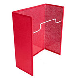 Applique murale d'intérieur Alice de forme rectangulaire en tissu rouge dans un style moderne au design Loft 1xE27 idéale pour le salon