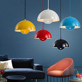 Lampes Suspensions Lustres Plafonnier Lampe Suspension Bar Rond Moderne Nordique Macaron Lustre Multicolore - Noir