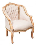 Biscottini Fauteuil Salon Louis XVI 80x63x57 cm | Patriculaire Fauteuil Chambre | Fauteuil Louis XVI | Chaise Louis XVI | Fauteuil Baroque France
