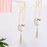 Porte- Plantes suspendues Macramé de Suspension de Plante pour Décoration de Jardin intérieur/ extérieur Décoration de la Maison