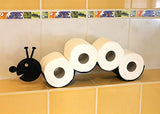 DanDiBo Porte-rouleau de papier toilette en métal Noir
