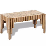 Tidyard Table Basse en Bambou Table Basse de Salon 70 x 35 x 35 cm