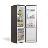 CREATE /FRIDGE STYLANCE/réfrigérateur Combi 244L Noir Design et style rétro vintage
