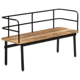 Tidyard Banc de Jardin | Banc Exterieur 120 x 40 x 70 cm | Banc Bois de Manguier Massif
