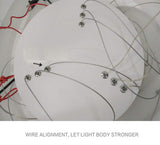 Lustre Rond, LED Suspension Lumière pendante Moderne Créatif Art Désign Lampe suspendue pour Salon Cuisine Table de salle à manger Bar Grenier Chambre Bureau Étude Lustre Éclairage (1 Circles)