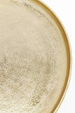 Kare 83466 Plateau Uno Table d'appoint en Laiton Doré Taille Unique 45 cm