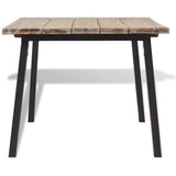 Table à Manger en Bois d'acacia Massif rétro de Style Rustique Chic 170x90 cm pour Le Petit déjeuner café Cuisine Salle à Manger Meubles