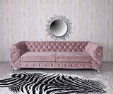 Canapé-lit Chesterfield Pastell - Canapé rembourré - Canapé baroque - Fha058 Palazzo