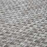 Tapis Intérieur Et Extérieur Balcon Terrasse Tapis Cuisine Monochrome Moucheté, Dimension:200 cm carré, Couleur:Gris