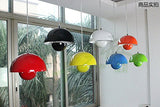 WINZSC 3 pc Pendentif Lampe Panton Flowerpot Fleur Pot Fleur Pot Lampes Pendentif UFO Salle à Manger Lampe Bar Magasin éclairage éclairage FG991 lo11 (Size : Black)