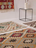 Benuta Pure Kelim Zohra tissée à la Main - Laine tissée à la Main - Rectangulaire & Style : Kilim, Traditionnel, Ethnique, Natural Living - Facile d'entretien pour Le Salon, la Chambre à Coucher |