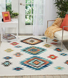 Marque Amazon - Movian Matevir Tapis rectangulaire, 292,1 x 200,7 cm (longueur x largeur), Motif formes géométriques