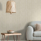 Papier peint à lattes de bois Natural Holden 13131 - Beige