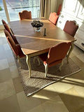 Générique Tapis Racine Deco en Jute et Coton Naomi tissé à la Main pour Salon, Chambre,Couloir,Salle de Bain,Cuisine… (230x160 cm)