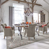 Loberon® Fauteuil Amherst - Bois de chêne, Coton - H/L/P env. 89/60/65 cm - Gris