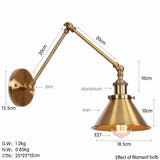 Confort / Rare / Appliques / Moderne / Simple / E27 / Rotatif / Interrupteur / Laiton / Haut-parleur / MšŠtal / Corps de lumiššre / Appliques š€ LED / Objets d'art / DšŠcoration / šŠclairage d'intšŠrieur Couloir Escaliers Bar CafšŠ LOFT