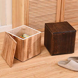 Tabouret en Bois Massif Adulte Petit Banc De Mode Canapé Famille Table Basse Bûches De Pin HENGXIAO (Color : Yellow)