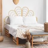 IDMarket - Tête de lit Ivy Effet rotin 160 CM