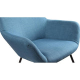 Paris Prix - Fauteuil à Bascule Design Cullman 89cm Bleu