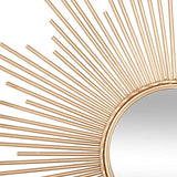 Miroir Soleil doré - métal D99 cm - Atmosphera créateur d'intérieur