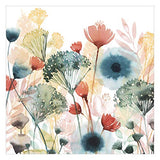 Papier peint adhésif - Wild Flowers In Summer I - Mural Carré 240 x 240 cm