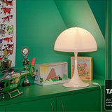 wysjlxcy Lampe de Table Moderne et créative aux Champignons Lampes de Table Blanc Lampe de Table Luminaire Salon Panthella Table Lumineuse (Lampshade Color : White)