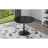 Paris Prix - Table De Repas Ronde Nancy 100cm Noir