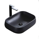 BABIFIS Lavabo, Petit Compact Minuscule Minuscule Salle de Bains lavabo évier Mur Suspendu courbé avec Fixations déchets et Robinet, 53 * 39.5 * 14.5cm