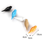 Crafteam Lot de 5 Crochets en résine pour Manteau d'oiseau Rustique pour décoration Murale