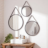 Miroir barbier rond 55*55cm