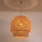 Lussiol 250601 Suspension, Bambou, 60 W, Naturel, Grand