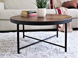 Aspect Arcadia Table Basse Ronde en Bois MDF, Vintage 1, 80 x 80 x 40 cm