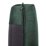 Beliani Canapé d'angle Côté Droit Fixe en Velours Vert pour Salon Glamour et Vintage