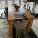 TUKAILAI Lot de 2 Fauteuil Chaise de Salle à Manger Velours Gris Chaise de Bureau Ergonomique Pieds Métal avec Finition en Bois Gris