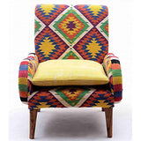 MATHI DESIGN TIRCAN - Fauteuil Kilim coloré