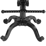 IKAYAA Industriel Tabouret de Barre de siège de Tracteur en Fonte Industrielle Hauteur réglable Chaise pivotante à Barres en métal